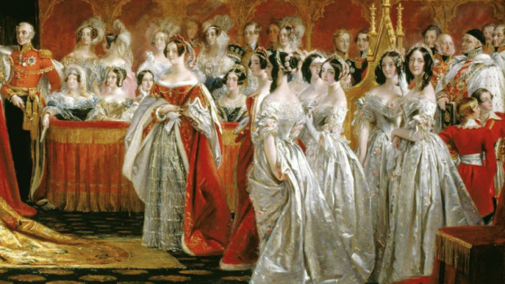 coronation, queen, victorian, painting, sacrament