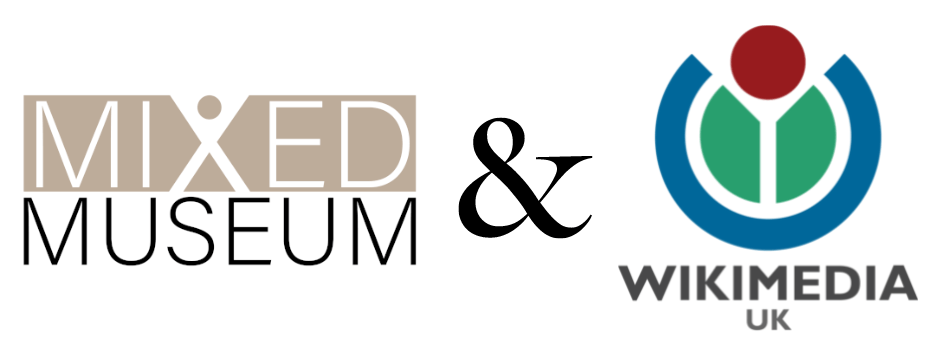 The Mixed Museum and Wikimedia UK logos