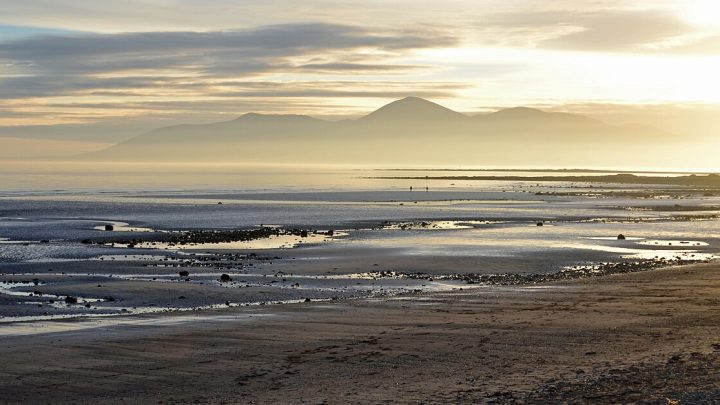 Photo of from Minerstown looking back to the Mournes - the South Down Coast